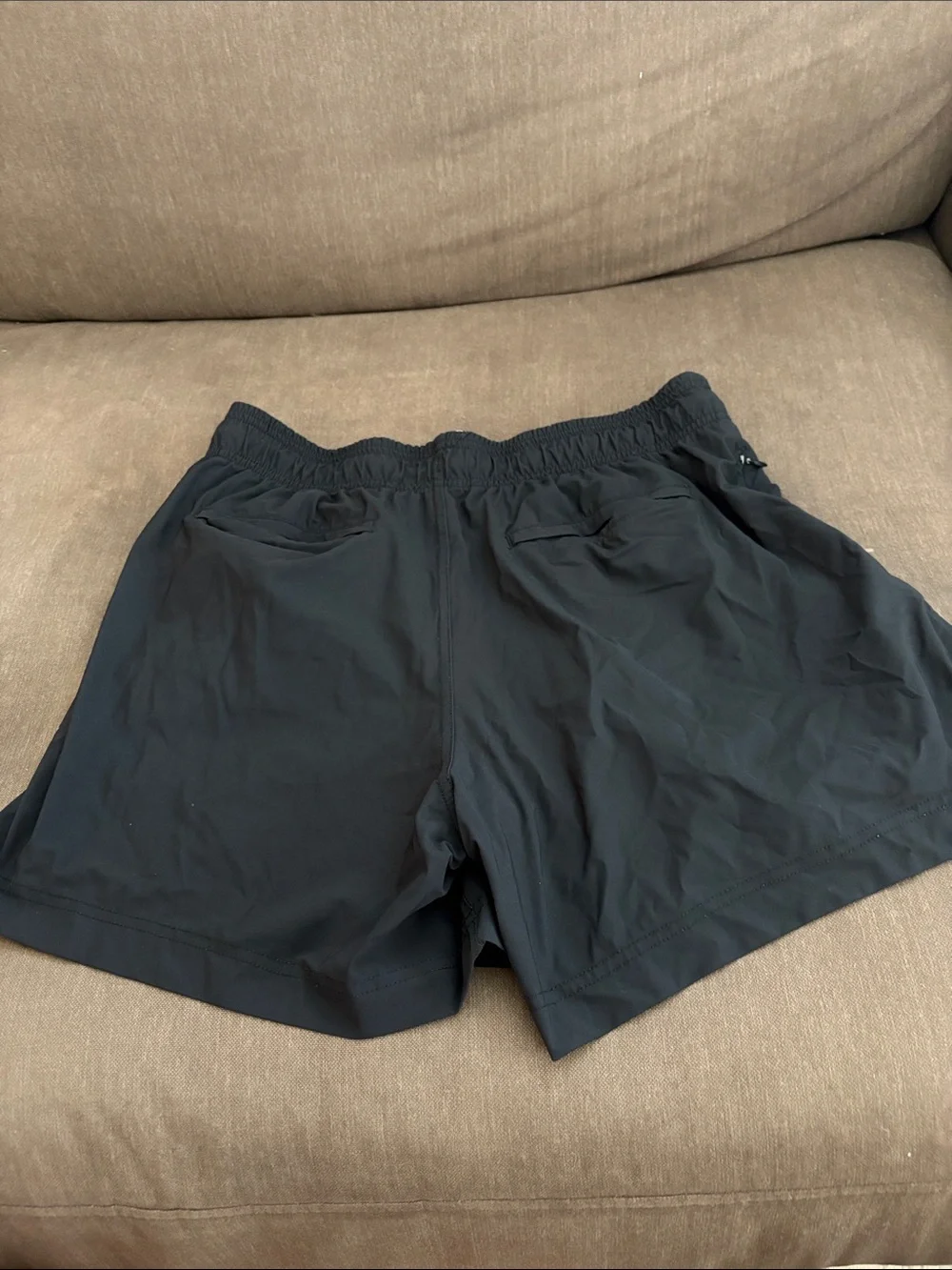 Black Athletic Drawstring Shorts